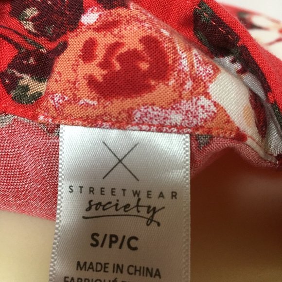 Streetwear Society SP Flower Wrap Skirt - Picture 6 of 7